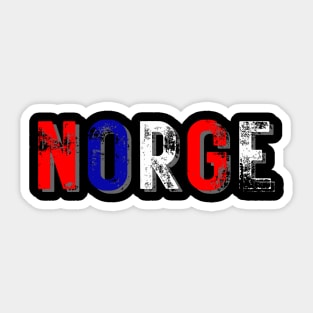 Norway Tshirt Sticker